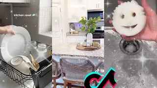 kitchen cleaning and refill restock tiktok compilation 🍇🍉🍋