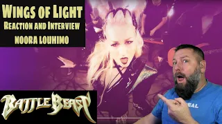 reaction - interview with NOORA LOUHIMO & BATTLE BEAST - Wings of Light