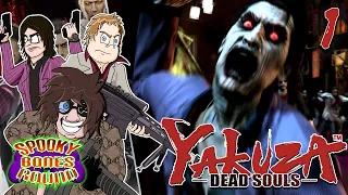 Yakuza Dead Souls EPISODE #1: Just Another Day in Kamurocho | Spooky Bones Round | Let's Play