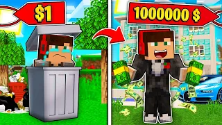 OD BEZDOMNEGO DO ZAKUPU NAJDROŻSZEJ 🤑 WILLI W MINECRAFT?! GPLAY & LUMI