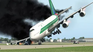 B747 Pilot Forced To Make Emergency Landing After Getting Too Drunk | XP11