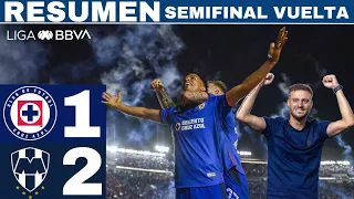 Cruz Azul 1-2 Monterrey, La Máquina jugará otra final / semifinal vuelta