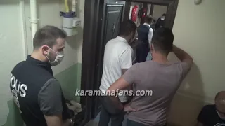 Karaman'da evdeki izinsiz düğünü polis bastı