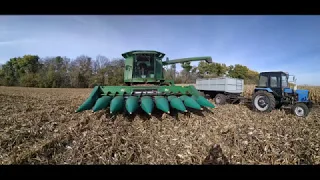 Уборка кукурудзы 2019. John Deere 9500