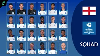 Squad England 🏴󠁧󠁢󠁥󠁮󠁧󠁿 for UEFA Under-21 Championship 2023 [EURO U-21] | FAN Football Squad