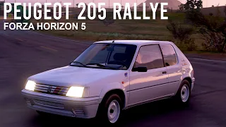 PEUGEOT 205 RALLYE TEST DRIVE - FORZA HORIZON 5 !