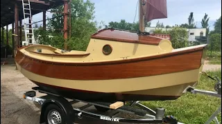 SCAMP (Small Craft Advisor Magazine Project) sailboat by JR CRAFTYARD