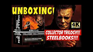 COFFRET HALLOWEEN TRILOGY ★ COLLECTOR STEELBOOKS COLLECTION!! ÉDITION SPÉCIALE FNAC 4K UHD UNBOXING!