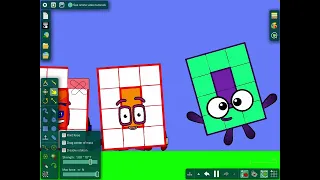 Numberblocks the floor is lava