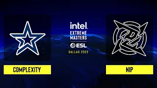 Complexity vs. NiP - Map 2 [Overpass] - Group B - IEM Dallas 2022