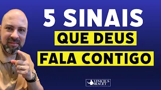 5 SINAIS QUE DEUS FALA CONTIGO - APRENDA A OUVIR A VOZ DE DEUS | Profeta Vinicius Iracet