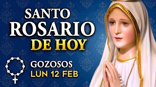 ROSARIO de HOY Misterios Gozosos del Santo Rosario - lunes 12 de FEB 2024