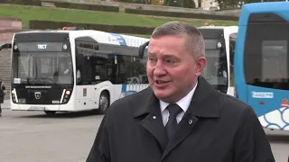 Волгоградский городской автопарк пополнили новые электробусы