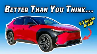 Funky Name, Solid EV | 2022 Toyota bZ4X First Drive Review