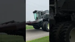 Gleaner M3 combine on duals.