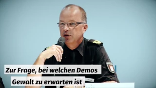 G20-Pressekonferenz der Polizei Hamburg