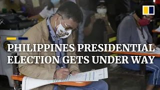 Philippines presidential election under way with high voter turnout
