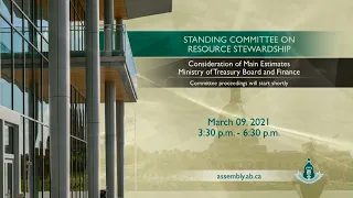 Mar. 9th, 2021 - Main Estimates - Ministry of Treasury Board and Finance Pt. 2