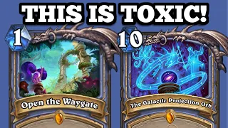 I got legend with Wild’s most TOXIC DECK! Blizzard please DELETE THIS!