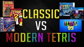 Differences between Classic and Modern Tetris