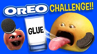 Annoying Orange - Oreo Cookie Challenge!