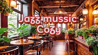 4K Cozy Coffee Shop with Smooth Piano Jazz Music for Relaxing, Studying and Working