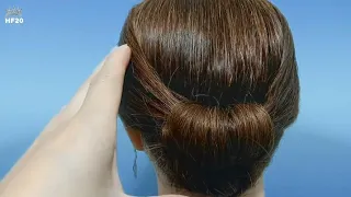 Simple and Beautiful Bun Hairstyles