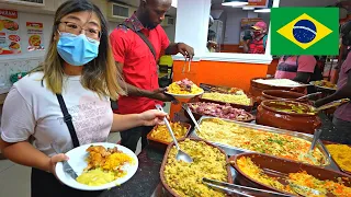 $3 ALL-YOU-CAN-EAT Brazilian Buffet 🇧🇷 Our FAVORITE in São Paulo!