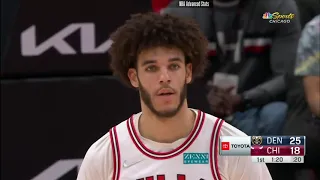 Lonzo Ball | Chicago Bulls vs. Denver Nuggets | Full Box Score + More