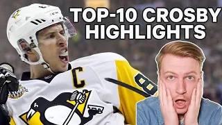 British Guy HYPED After Watching Sidney Crosby's Epic NHL Top 10 Highlights!