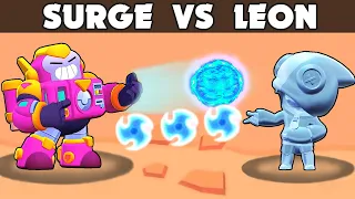 SURGE vs SILVER LEON | 1 vs 1 | 28 Tests | Best Brawler in Brawl Stars?