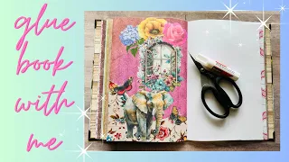 Glue Book with Me! It's good for the soul! I created an awesome page that I'm super happy with!