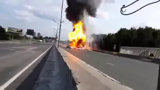 Explosion de bouteilles de gaz