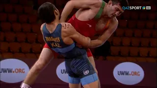 Грек-рим күресі. Азия чемпионаты. 77 кг. Демеу Жадыраев - қола жүлдегер
