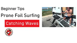 Prone Foil Surfing Beginners Perspective 9 - Catching waves