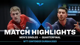 Patrick Franziska vs Anton Kallberg | MS QF | WTT Contender Durban 2023