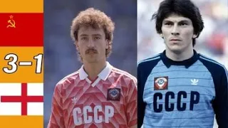 CCCP 3-1 England Euro 1988 | Full highlight | 1080p HD | Dasaev | Protasov | Lineker