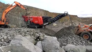 TEREX FINLAY Concasseur à mâchoire J 1160 Granite 80 90mm CSS