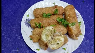 Delicious Chicken Shahi Rolls || Ramzan special recipe|| Chicken cheese rolls @Uzmasrecipes