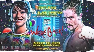 Kylie Rae (C) versus Blake Christian (Trey Baxter, NXT) | BLP Midwest Championship Match