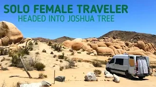 VANLIFE-  Solo female, Joshua Tree for the FIRST TIME