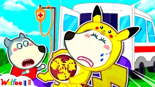 Pikachu Maman, Fais De Ton Mieux !  Wolfoo Prend Soin De Maman Enceinte 🎉 Collection D'épisodes