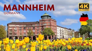 Mannheim, Germany: A walking tour in 2023 I  4K HDR