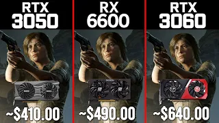 RTX 3050 vs RX 6600 vs RTX 3060 tested in 17 Games | Highest Settings | 1080p | 1440p
