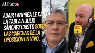 ¡Adair Lamprea le cantó la tabla a Julio Sánchez Cristo por marchas del uribismo ¡Lo dejó CALLADITO!