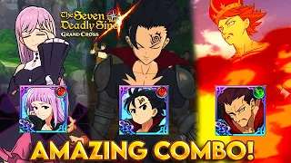 AMAZING COMMANDMENT MONSPEET MELASCULA ZELDRIS COMBO!! GLOBAL PVP! | Seven Deadly Sins: Grand Cross