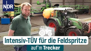 Volle Düse auf 24 Metern: die spezielle Landmaschine muss geprüft werden  | Auf‘m Trecker F 34 | NDR