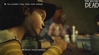 What Happens If Clementine Eats The Human Meat… | Telltale's The Walking Dead