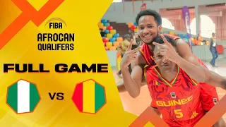 Nigeria v Guinea | Full Basketball Game | FIBA AfroCan 2023 - Qualifiers