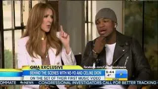 Celine Dion & Ne-Yo - Incredible (Behind-The-Scenes) GMA 30/1/14